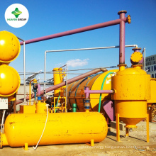 Used Tire to Crude Oil Pyrolysis Recycling Machinery